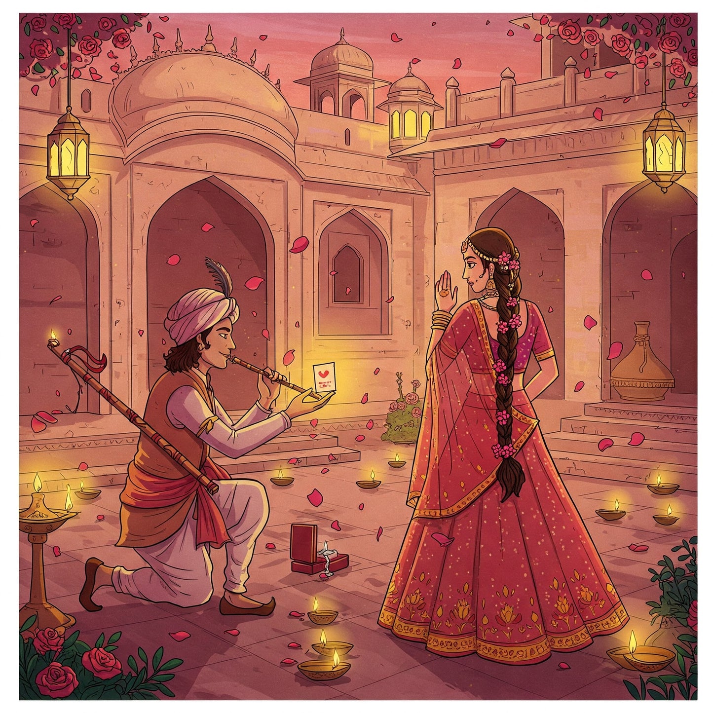 Anniversary Letter – वो दिन जब हमारी प्रेम कहानी शुरू हुई थी ✨